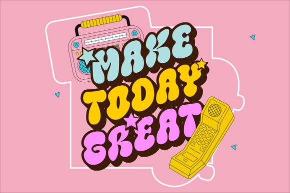 Brown Retro Font - Preview 1