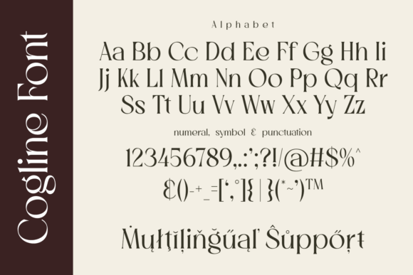 Cogline Font - Preview 2