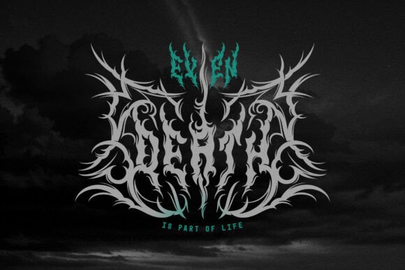 Darkwound Font - Preview 2