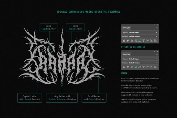 Darkwound Font - Preview 4