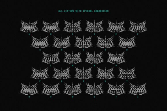 Darkwound Font - Preview 6