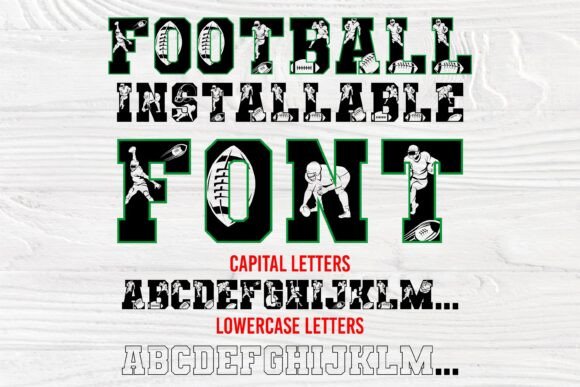 Football Font - Preview 1