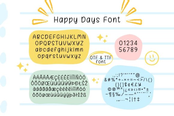 Happy Days Font - Preview 1