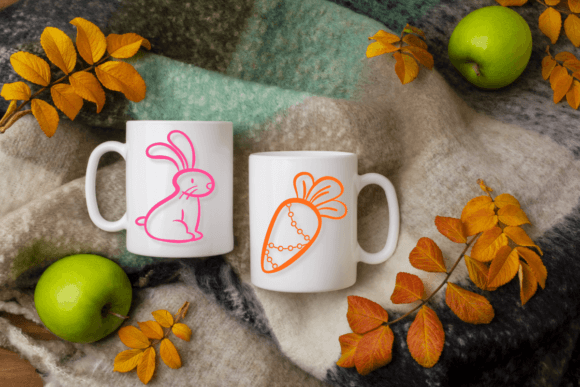 Happy Easter Day Font PNG with transparent background - Preview 5