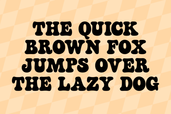 Jelly Black Font PNG with transparent background - Preview 1
