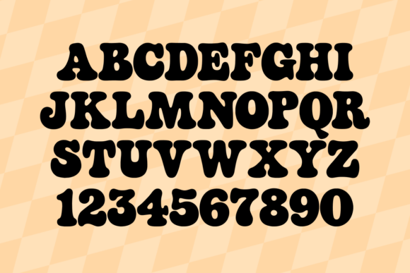 Jelly Black Font PNG with transparent background - Preview 3