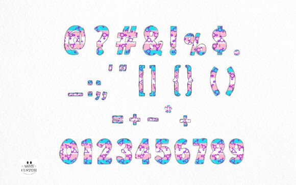 Love Pride Font PNG with transparent background - Preview 3
