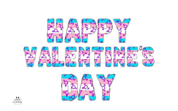 Love Pride Font PNG with transparent background - Preview 4