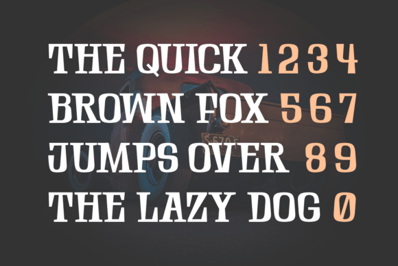 Moneta Capita Font PNG with transparent background - Preview 4