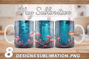 Mug Wrap Magic Forest Graphic by Artnoy · Creative Fabrica