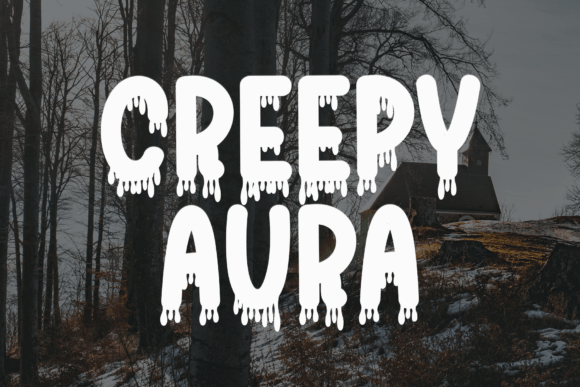 Nigth Aura Font PNG with transparent background - Preview 6