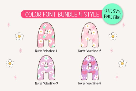 Nurse Valentine Font PNG with transparent background - Preview 1