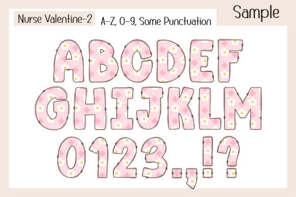 Nurse Valentine Font PNG with transparent background - Preview 3