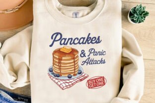 Pancakes and Panic Attacks PNG Graphic by Samsam Art · Creative Fabrica
