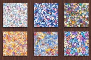 Pastel Stained Glass Patterns Graphic by protabsorkar11 · Creative Fabrica