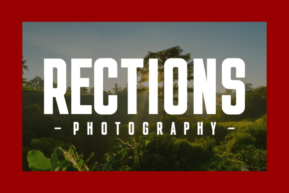 Recbons Font PNG with transparent background - Preview 1