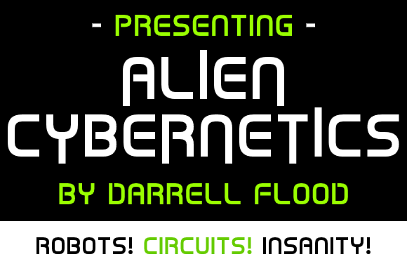 Alien Cybernetics Font - Preview 1