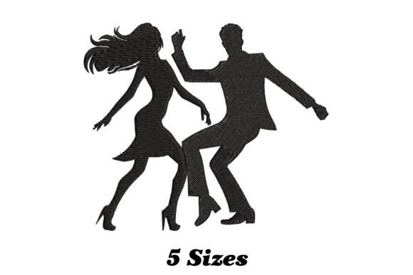 Disco Couple Dancing