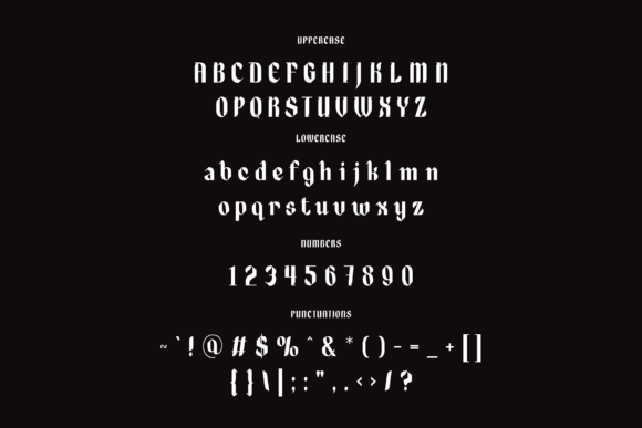 Dragonhelm Font - Preview 2