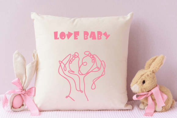 Family Line Art Font font preview - 5