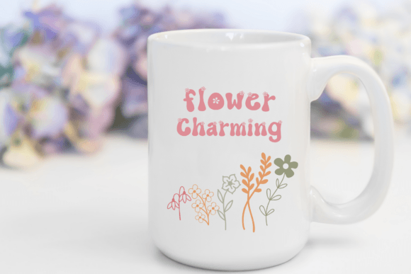 Flower Charming Font - Preview 2