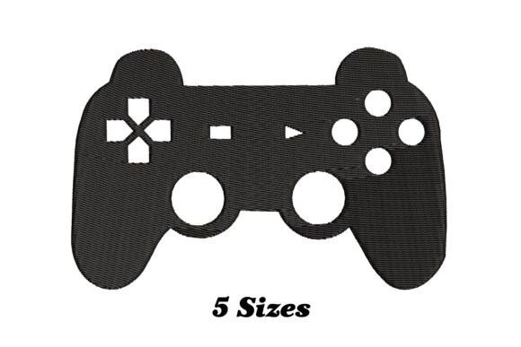 Game Controller Embroidery Design