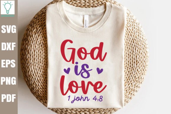 God is love 1 john 4:8 SVG