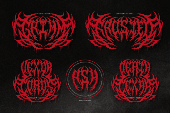 Harmful Font - Preview 4