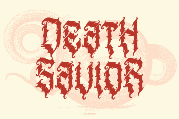Menda Hixeon Font PNG with transparent background - Preview 1