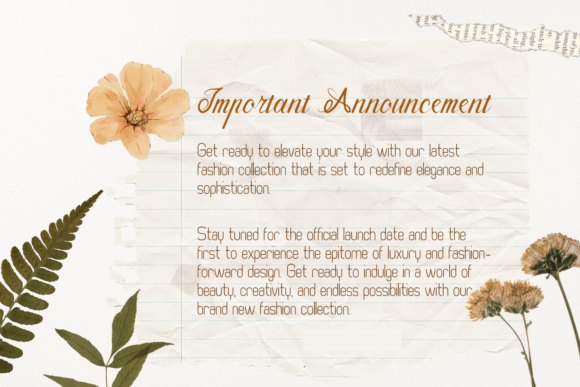 Murisa Katrin Font PNG with transparent background - Preview 2