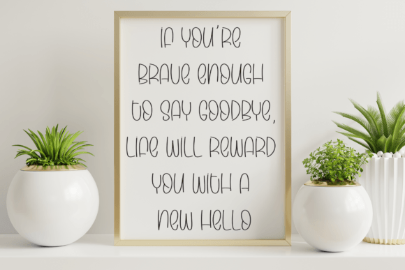 Reindeer Minimalist Font Font PNG with transparent background - Preview 2