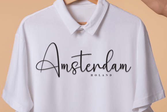 Signature Handwriting Font PNG with transparent background - Preview 1