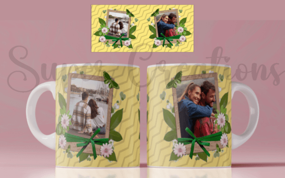 Sublimation Photo Mug Template Png Graphics