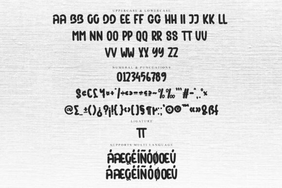 Black Market Font PNG with transparent background - Preview 5