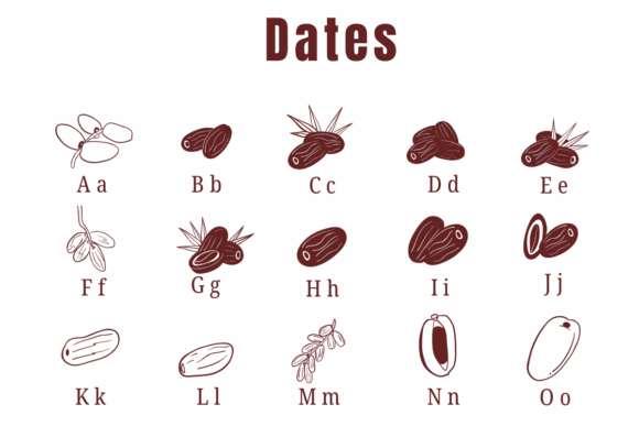 Dates Font - Preview 1