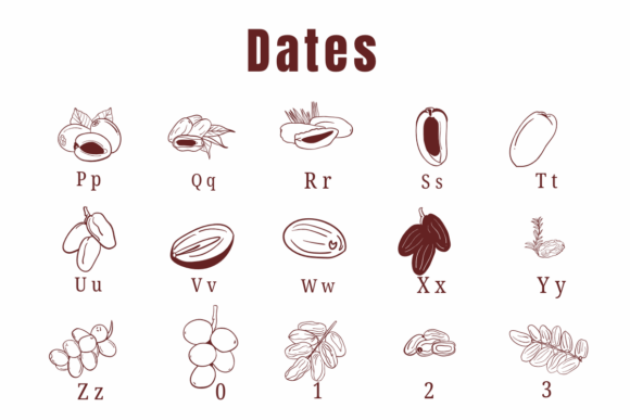 Dates Font - Preview 2