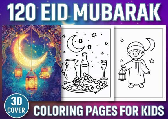 Eid Mubarak Coloring Book