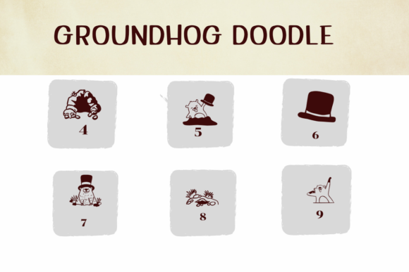 Groundhog Doodle Font - Preview 3