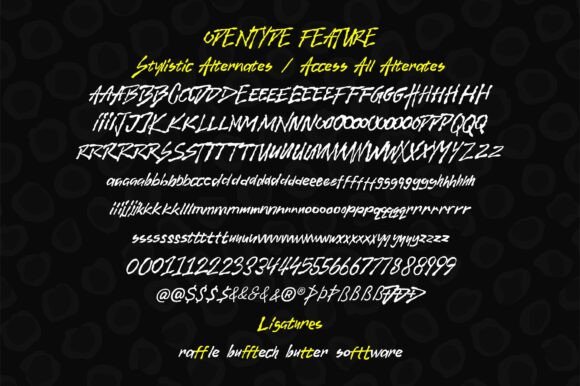 Live Font PNG with transparent background - Preview 3