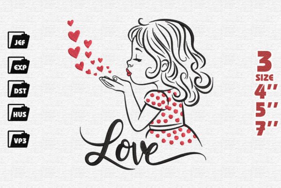 Love Kisses Embroidery