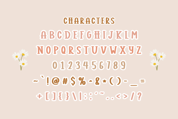 Pine Display Font PNG with transparent background - Preview 2