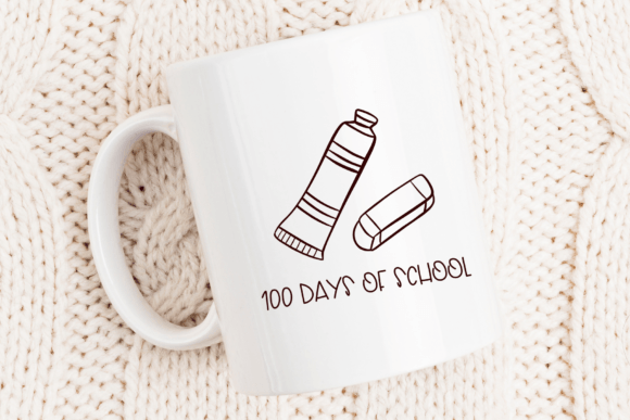 100 Days of School Font - Preview 5