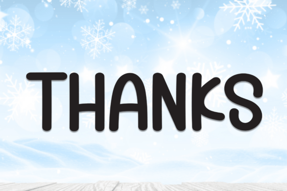 Back Winter Font - Preview 6