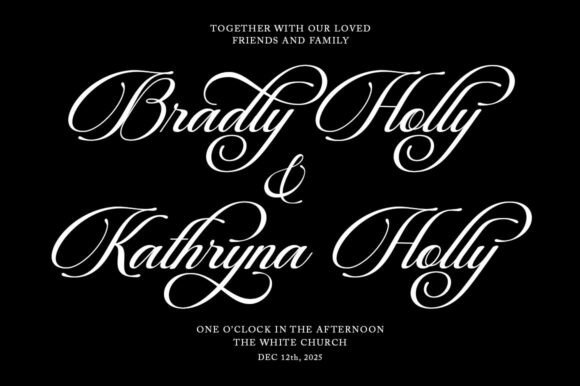 Beautiful Heliography Font - Preview 1