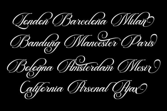 Beautiful Heliography Font - Preview 3