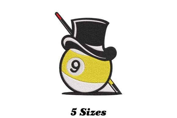 Billiard Ball with Hat