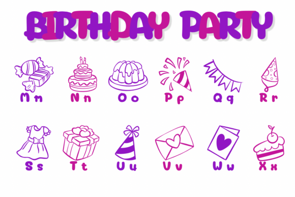 Birthday Party Font - Preview 2
