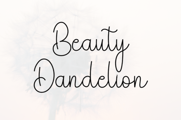 Dandelion Font - Preview 5
