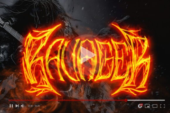 Dark Majesty Font PNG with transparent background - Preview 1