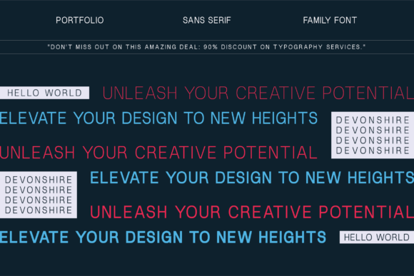 Devonshire Font - Preview 1